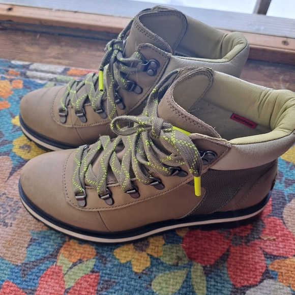 NEW SOREL women's lennox hiker waterproof boot in stone green/laurel - Picture 6 of 6